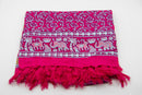 Pareo Sarong Lunghi with Mandala Pattern - Pink - 140x100cm