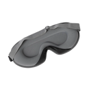 Graue silicone sleep mask mit verstellbarem elastikband zur tiefenentspannung von welltouch silberfarben