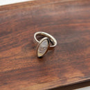 Silberschmuck Ring „Regenbogen Mondstein“ – Symbol der Intuition und emotionalen Balance