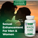 HARMONIFY Libido-Booster als Nahrungsergänzung für sexuelle Verbesserung bei Frau und Mann, Tabletten auf weißem Hintergrund