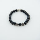Herren-Armschmuck aus Stahl von Shanti Enterprise, modernes und maskulines Schmuckstück am Oberarm, detailreiches Design.