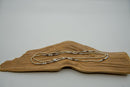 Silberne Pleasent Kette 86 cm ohne Schloss, Schmuck von Shanti Enterprise, aus 925er Silber, detailreiche, elegante Halskette