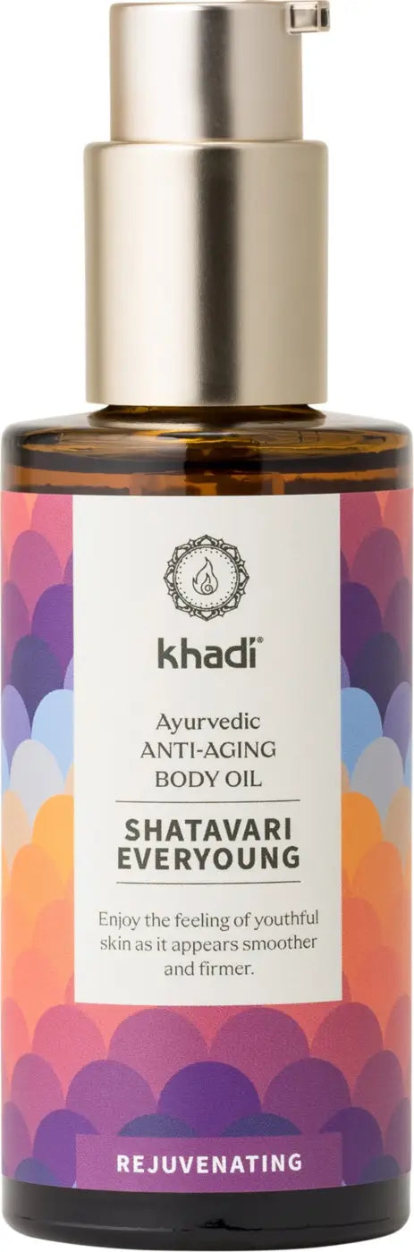 Gesichtsoel von Khadi mit Shatavari für Anti-Aging, 100 ml, feine Textur, natürliche Hautpflege, verjüngende Gesichtspflege