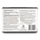 Black and white cardboard box of altaiisky purified altai shilajit tablets for trockene tropfen altai golden berge supplement
