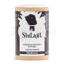 Ein zylindrischer behälter der erbavoglio shilajit kapseln 60 kapseln mit beige deckel und schwarz-weißem etikett im mana shop image to zoom