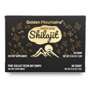 SiberianGreen Shilajit 60 Dry Drops aus den Goldenen Bergen, sibirisches Nahrungsergänzungsmittel in dunkler Flasche