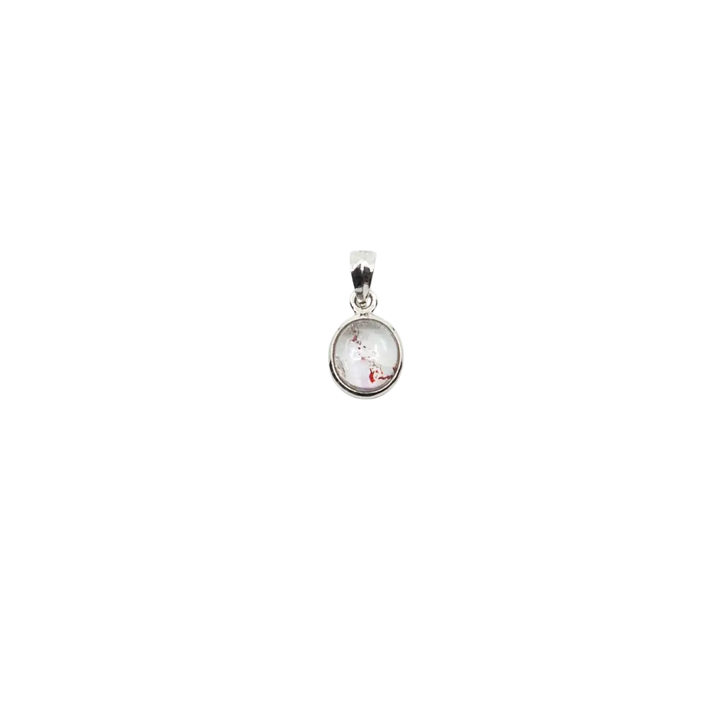 Silberschmuck-Anhänger „Elestial Quartz Super Seven“ von Ananta Lienhard, spirituelles Heilungs- und Transformationssymbol