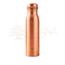 Eine sleek kupferne wasserflasche aus reinem kupfer mit schraubverschluss und extra schwerer ausführung
