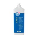 White plastic bathroom cleaner bottle sonett with blue label suitable for eco-friendly use sold at mana shop