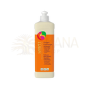 Sonett orangen orange power cleaner in durchsichtigem offwhite flaschen mit orangen etikett und weißem pumpspender ideal gegen ölflecken