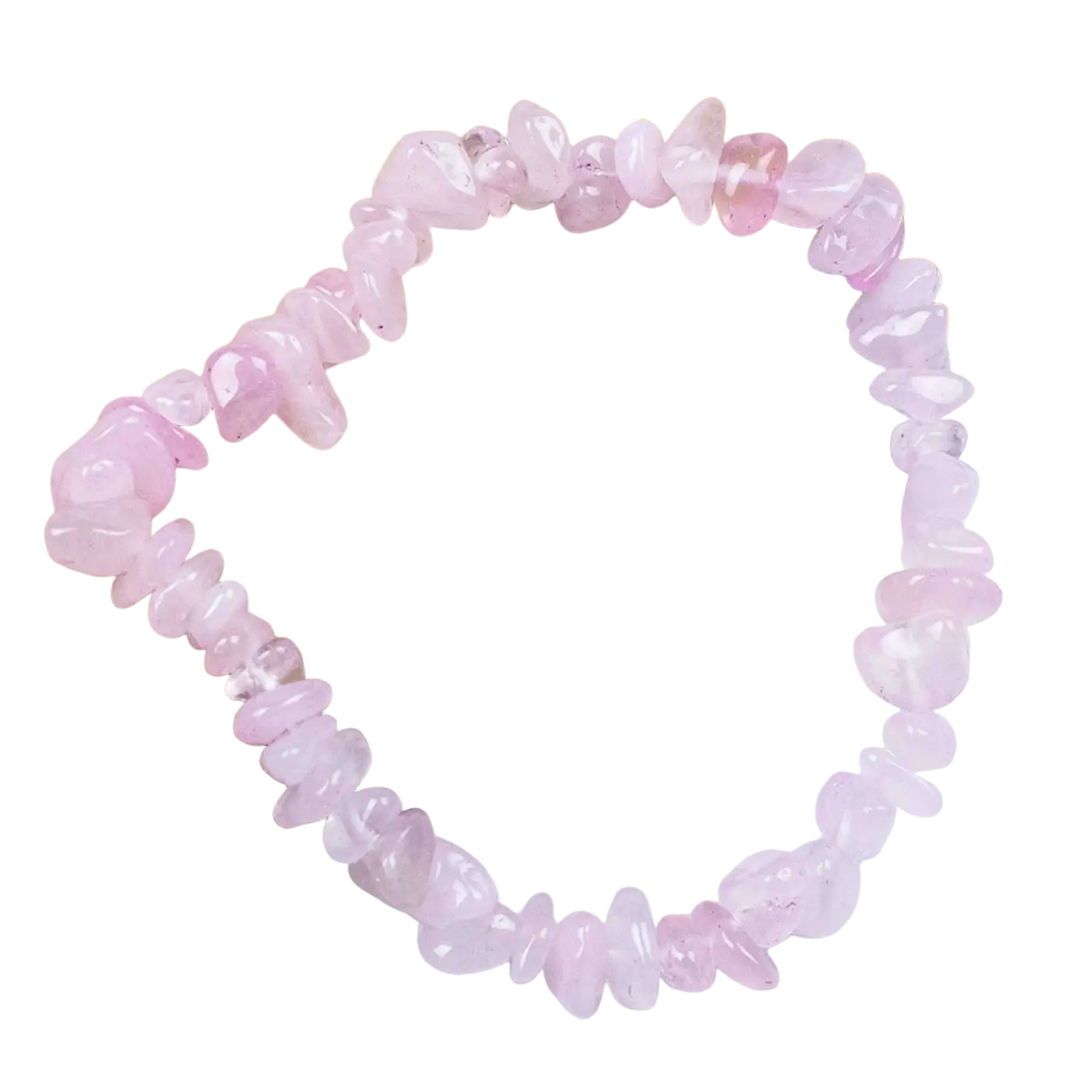 Rosa stone chip amethys armband aus natürlichen kristall chip perlen in zartem design