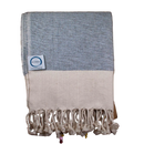 Bunt bedrucktes Hamamtuch "Rugged Towel" 160x95 cm von Ecobain, geeignet als Strand-, Badetuch oder Saunatuch.