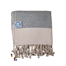 Bunt bedrucktes Hamamtuch von Ecobain, 160x95 cm, geeignet als Strandtuch, Badetuch oder Saunatuch, weiches und leichtes Material.