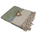 Buntes Hamamtuch "Rugged Towel" von Ecobain, 160x95 cm, Strandtuch, Badetuch und Saunatuch aus weichem Baumwollstoff