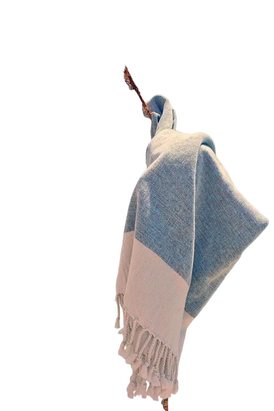Buntes Hamamtuch "Rugged Towel" von Ecobain, 160x95 cm, Strandtuch, Badetuch und Saunatuch aus weichem Baumwollstoff