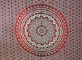 Sundara Handicrafts Ritualtuch Mandala in 200x220cm, bunt, mit detailliertem Mandala-Design, ideal für Yoga und Meditation