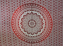 Sundara Handicrafts Ritualtuch Mandala in 200x220cm, bunt, mit detailliertem Mandala-Design, ideal für Yoga und Meditation