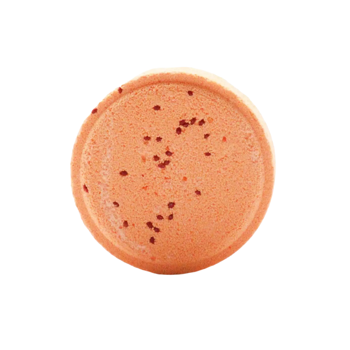 Gelbe Sunshine Bliss Dusch-Dufttablette, Badebombe mit Pfirsicharoma, von AWGifts Europe, für ein entspannendes Dufterlebnis