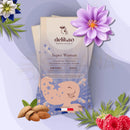 Dunkle Schokolade 70 % mit Safran und Kräutern von Delikao, Super Woman Süßigkeiten & Snacks, detailreiche Verpackung.