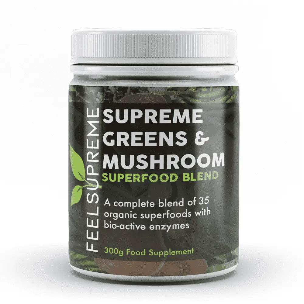 Feel Supreme Gemüse- und Vitalpilz-Mischung, Nahrungsergänzung mit Shitake, Chaga, Maitake, Reishi und Lion's Mane, Superfood