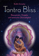 Buch Tantra Bliss von Bodhi Avinasha, über Bewusstsein, Hingabe und tantrische Glückseligkeit, mit spirituellen Symbolen auf dem Cover