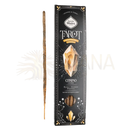 Tarot-räucherwerk edelsteine citrin von saoruda madre mit schwarz goldener verpackung und duft orange und gewürze