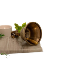 Tibetische Glocke aus Messing, 260 g, als Klanginstrument, mit antiker Optik, hergestellt von Ayurveda Specialist B.V.