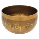 Bronze tibetische klangschale 10-14cm gefertigt mit sanskrit gravur und heilenden klängen aus nepal