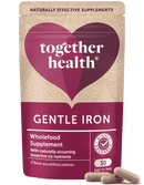Hochwertiges Gentle Iron Eisenpräparat in 30 Kapseln, Nahrungsergänzung von Together Health, für eine gesunde Eisenaufnahme.