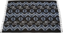 Schwarzes Elefanten-Lunghi-Hamamtuch von Tropechopf, 160x115cm, weiches Sarong-Tuch für Strand oder Sauna