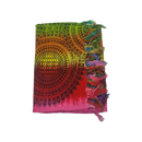 Buntes Regenbogen-Hamamtuch TR-32 Lunghi Sarong Tuch von Tropechopf, 160x115 cm, lebendige Farbgestaltung, weiches Baumwolltuch
