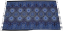 Blauer tr-511 xl mandala lunghi sarong tuch 190x115cm mit mandalamuster und fransen am rand