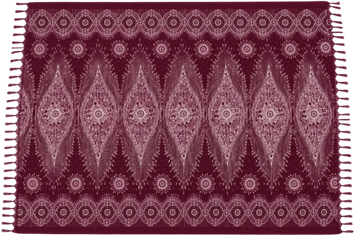 Violettnes Hamamtuch TR-517 XL Sternenzauber von Tropechopf, 190x115cm, weich und bequem für Strand und Sauna
