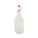 Weiße tropferflasche spritzflasche leer 250 ml mit rotem pumpenspender von mana shop für öl geeignet
