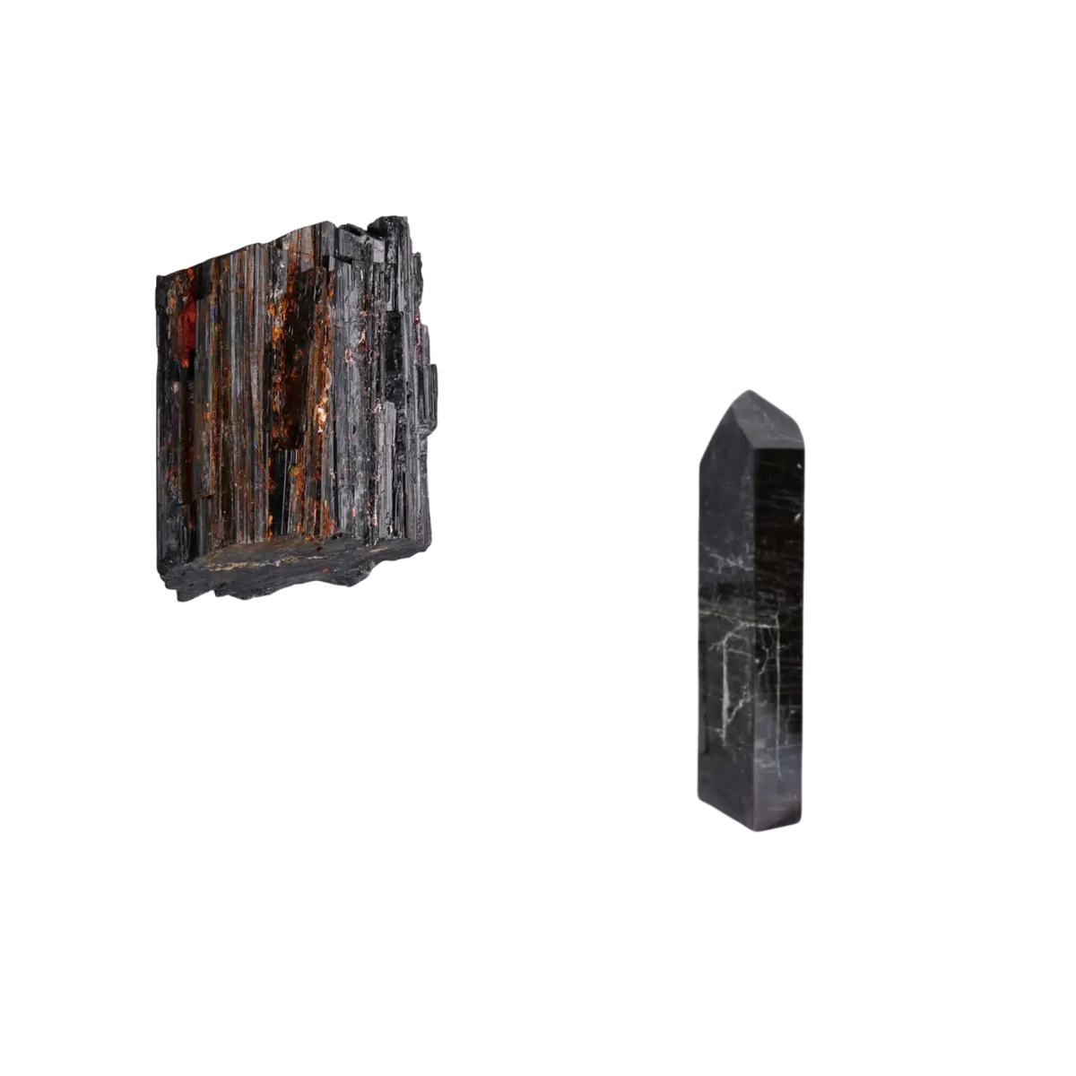 Schwarzer Turmalin-Pendel von Vives de la Cortada S.L, eleganter Schmuck mit dunklem Edelstein, zum Tragen oder als Dekoration.