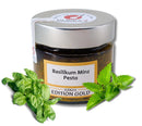 Ulrika's Manufaktur Basilikum Minz Pesto in 150g Glas, cremiger Brotaufstrich mit frischen Kräutern, ideal für Sandwiches und Snacks