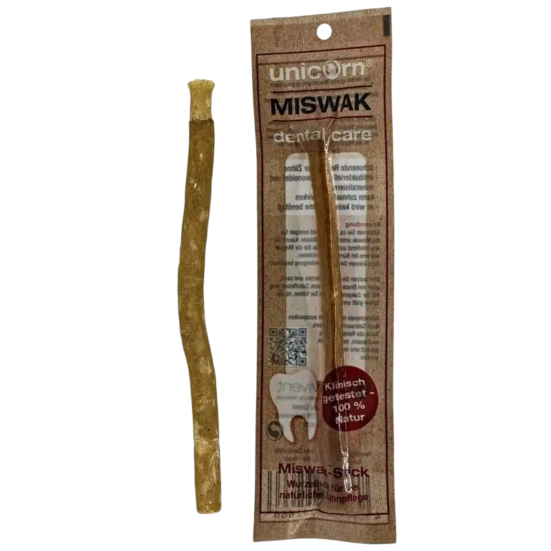Unicorn® Miswak Zahnpflegeholz für natürliche Mund- und Zahnreinigung, Spa Vivent Zahnpflegeholz, umweltfreundliches Zahnpflegeprodukt