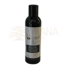 Schwarze kunststoffflasche mit ayurvedisches kräuteröl vachalasunadi kera thailam 200 ml von ayurveda specialist