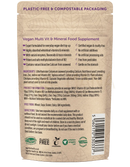 Kraftfarbene papierverpackung für vegan multi schonendes eisen vegan supplement mit b12 eisen calcium gegen müdigkeit