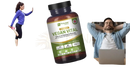 Braune glasflasche mit schwarzem verschluss und grünem etikett von prowise healthcare vegan vital multivitamins für das immune system