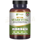 Eine weiße vegane vitalmultivitamin kapsel von prowise healthcare zur unterstützung des immunsystems