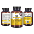 Hochdosierte Vitamin D3 4000 IE Tabletten von Prowise Healthcare, Nahrungsergänzung, 14 Monate Vorrat, im Blister verpackt