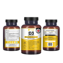 Hochdosierte Vitamin D3 4000 IE Tabletten von Prowise Healthcare, Nahrungsergänzung, 14 Monate Vorrat, in Dose.