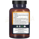Braune amberglasflasche mit schwarzem verschluss und label zu kombination von vitamin d3 und k2 mk7 von prowise healthcare