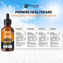 Amber glasflasche mit schwarzem tropfverschluss und orange label von prowise healthcare für vitamin d3 4000 iu + k2 mk7 orange liquid drops bei mana shop