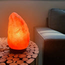 Vives de la Cortada S.L Salzlampe aus Salzblock, 1-2 kg, als Dekoration für Reinigung und Entspannung in einem Raum sichtbar