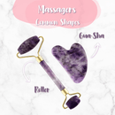 Vives de la Cortada S.L Gua Sha Jade Gesichts-Massagegerät, glatte grüne Jade-Oberfläche für Gesichtsmassage und Hautpflege