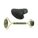 Vives de la Cortada S.L Gua Sha Gesicht Massagegerät Set mit Jade Roller für entspannende Hautpflege, natürliche Schönheit