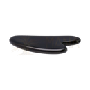 Vives de la cortada s.l gua sha obsidian massager schwarzer glänzender stein mit glatter, geschwungener form zur hautrevitalisierung