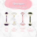 Spiky Jade Massagewerkzeug von Vives de la Cortada S.L mit Rollen für Massage und Entspannung, grüne Jade mit spitzen Rollen.